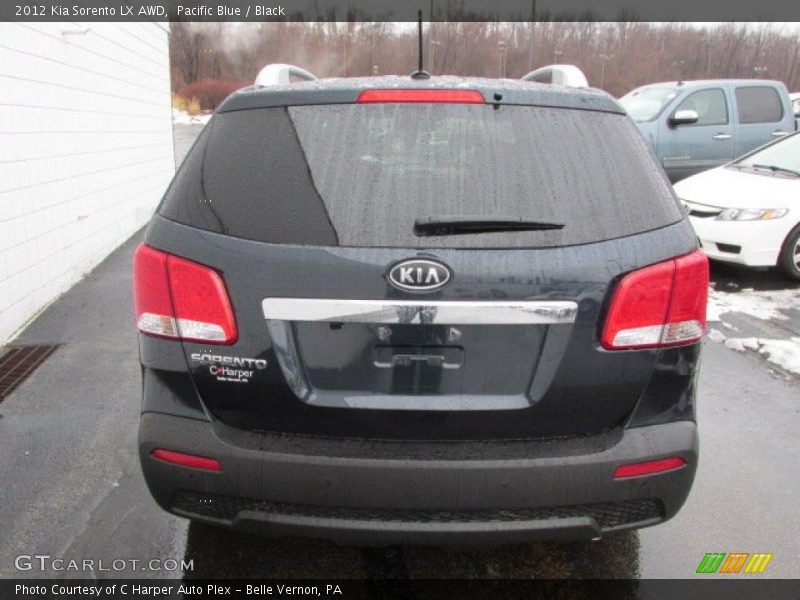 Pacific Blue / Black 2012 Kia Sorento LX AWD