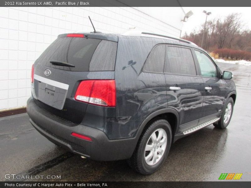 Pacific Blue / Black 2012 Kia Sorento LX AWD