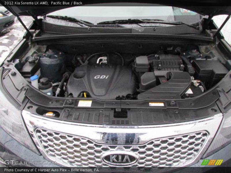 Pacific Blue / Black 2012 Kia Sorento LX AWD