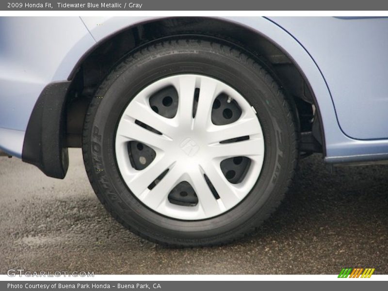 Tidewater Blue Metallic / Gray 2009 Honda Fit