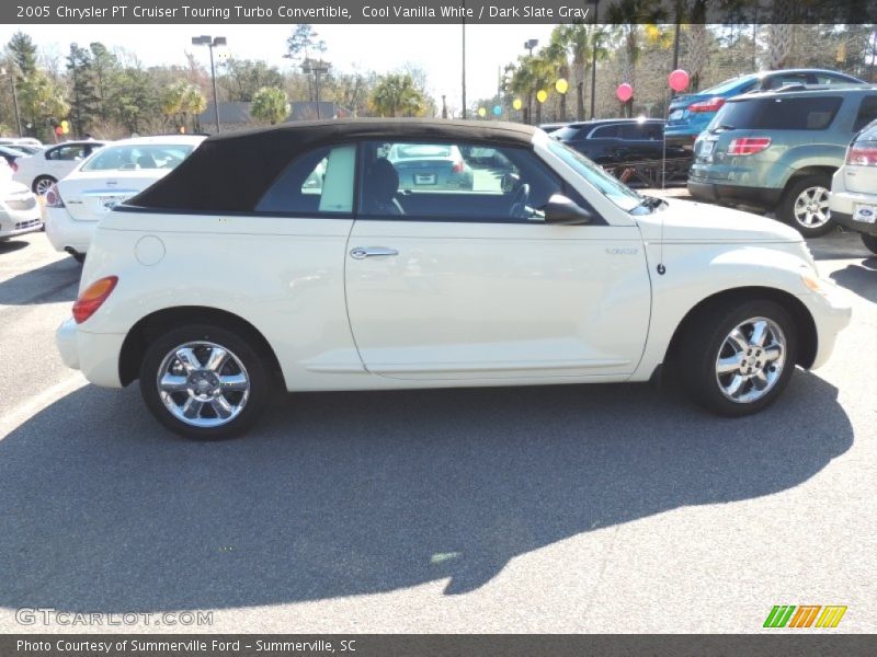 Cool Vanilla White / Dark Slate Gray 2005 Chrysler PT Cruiser Touring Turbo Convertible