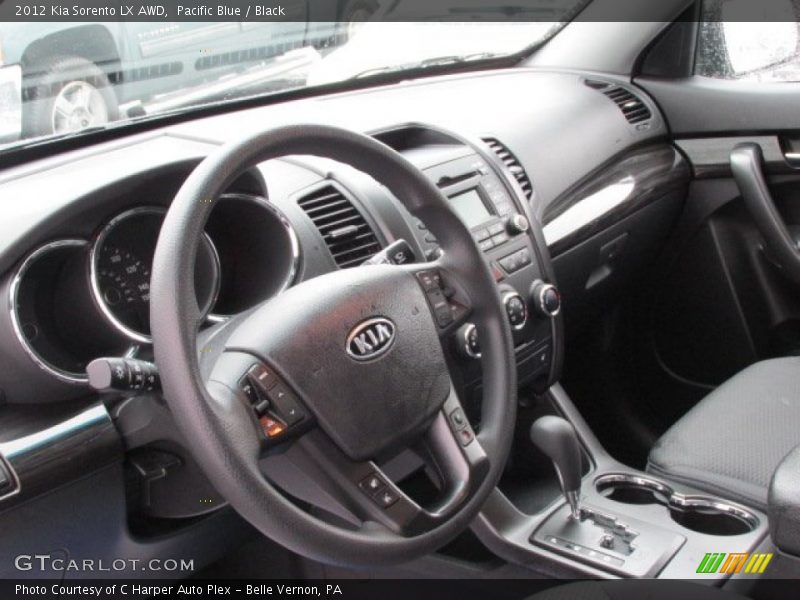 Pacific Blue / Black 2012 Kia Sorento LX AWD