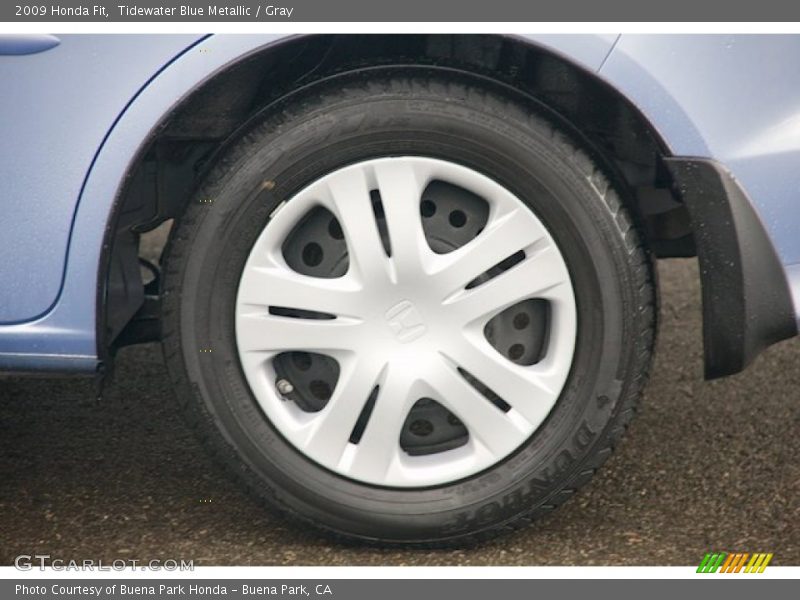 Tidewater Blue Metallic / Gray 2009 Honda Fit