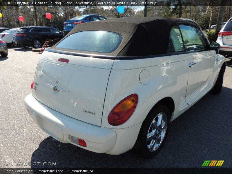 Cool Vanilla White / Dark Slate Gray 2005 Chrysler PT Cruiser Touring Turbo Convertible