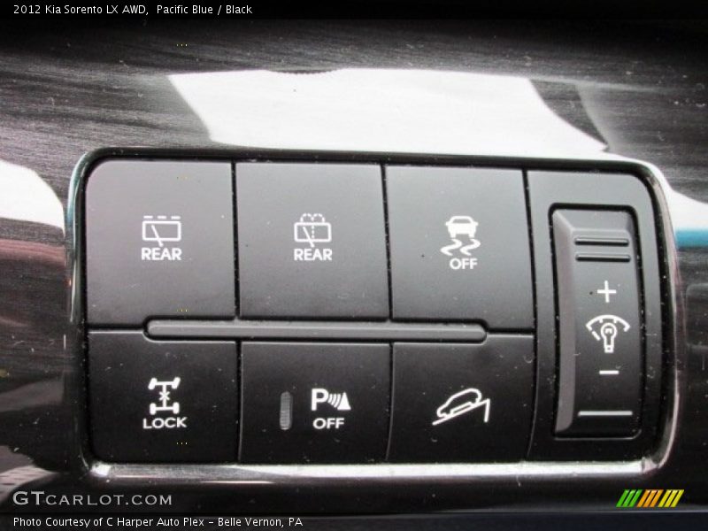 Pacific Blue / Black 2012 Kia Sorento LX AWD