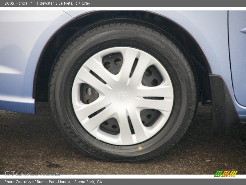 Tidewater Blue Metallic / Gray 2009 Honda Fit