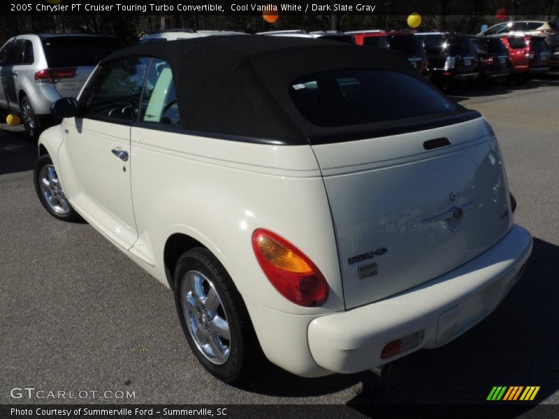 Cool Vanilla White / Dark Slate Gray 2005 Chrysler PT Cruiser Touring Turbo Convertible