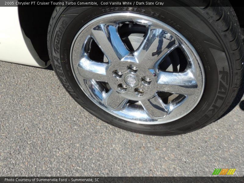 Cool Vanilla White / Dark Slate Gray 2005 Chrysler PT Cruiser Touring Turbo Convertible