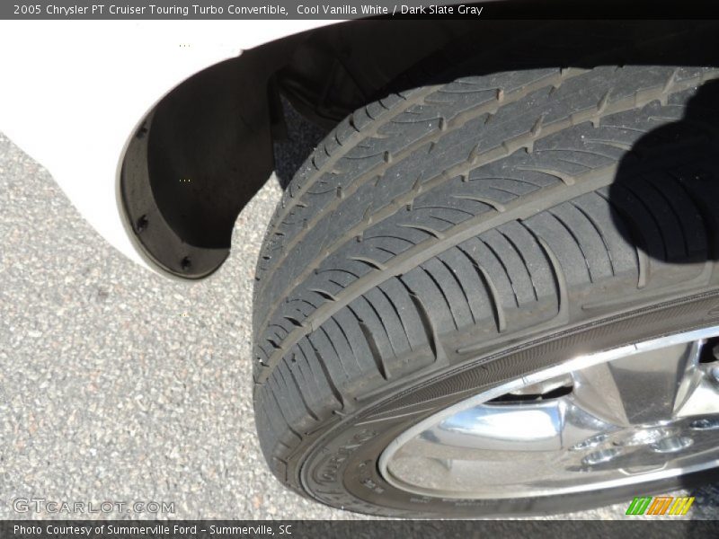 Cool Vanilla White / Dark Slate Gray 2005 Chrysler PT Cruiser Touring Turbo Convertible
