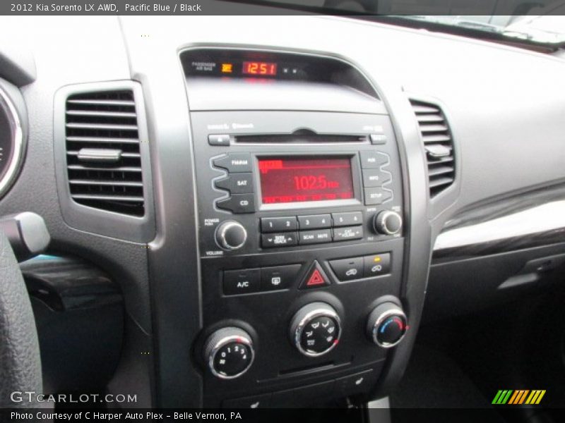 Pacific Blue / Black 2012 Kia Sorento LX AWD