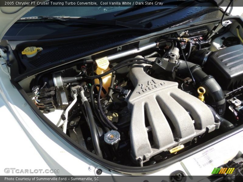 Cool Vanilla White / Dark Slate Gray 2005 Chrysler PT Cruiser Touring Turbo Convertible
