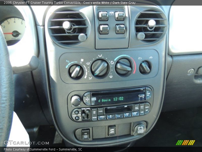 Cool Vanilla White / Dark Slate Gray 2005 Chrysler PT Cruiser Touring Turbo Convertible