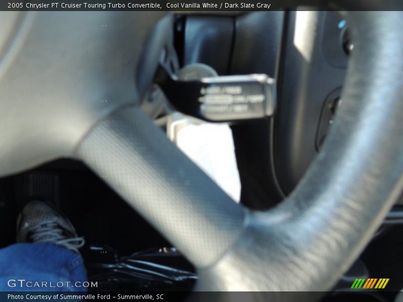 Cool Vanilla White / Dark Slate Gray 2005 Chrysler PT Cruiser Touring Turbo Convertible
