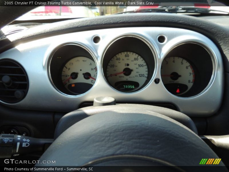 Cool Vanilla White / Dark Slate Gray 2005 Chrysler PT Cruiser Touring Turbo Convertible