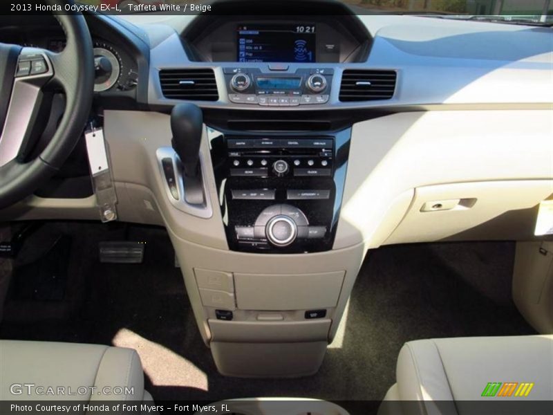 Taffeta White / Beige 2013 Honda Odyssey EX-L
