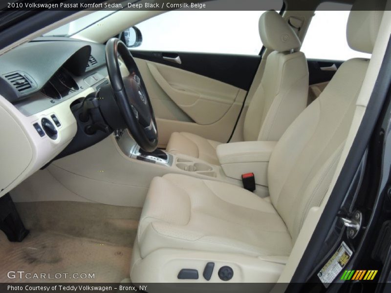 Deep Black / Cornsilk Beige 2010 Volkswagen Passat Komfort Sedan
