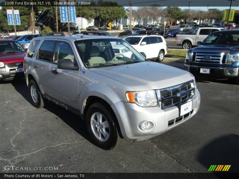 Silver Metallic / Stone 2008 Ford Escape XLT V6