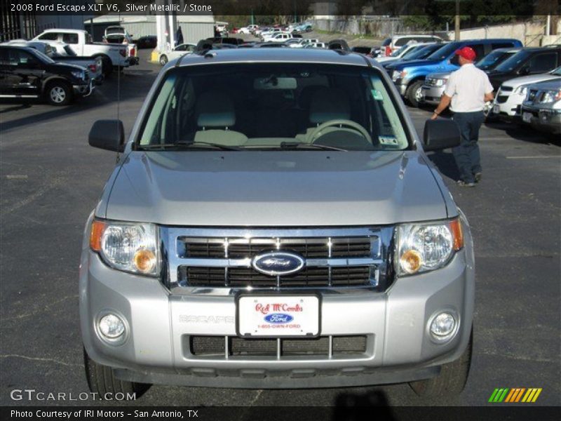 Silver Metallic / Stone 2008 Ford Escape XLT V6