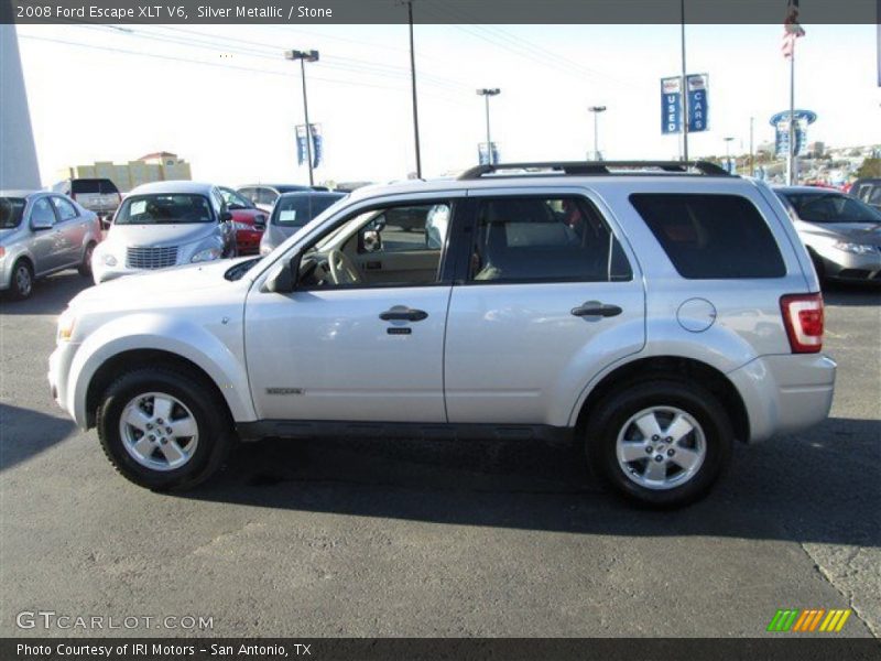Silver Metallic / Stone 2008 Ford Escape XLT V6
