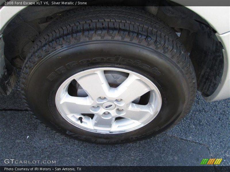 Silver Metallic / Stone 2008 Ford Escape XLT V6