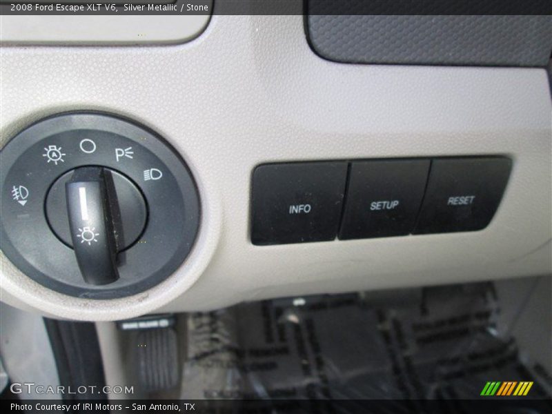 Silver Metallic / Stone 2008 Ford Escape XLT V6