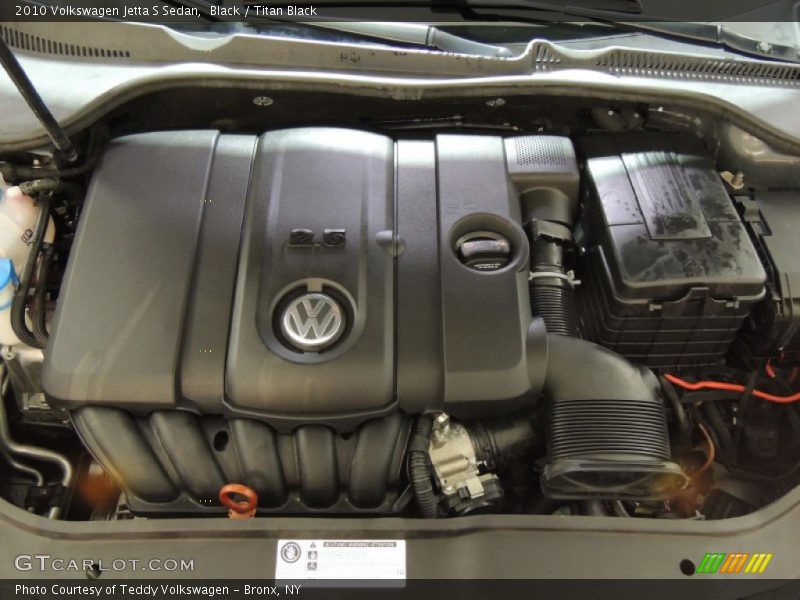  2010 Jetta S Sedan Engine - 2.5 Liter DOHC 20-Valve 5 Cylinder