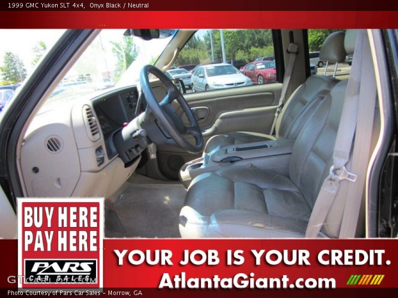 Onyx Black / Neutral 1999 GMC Yukon SLT 4x4