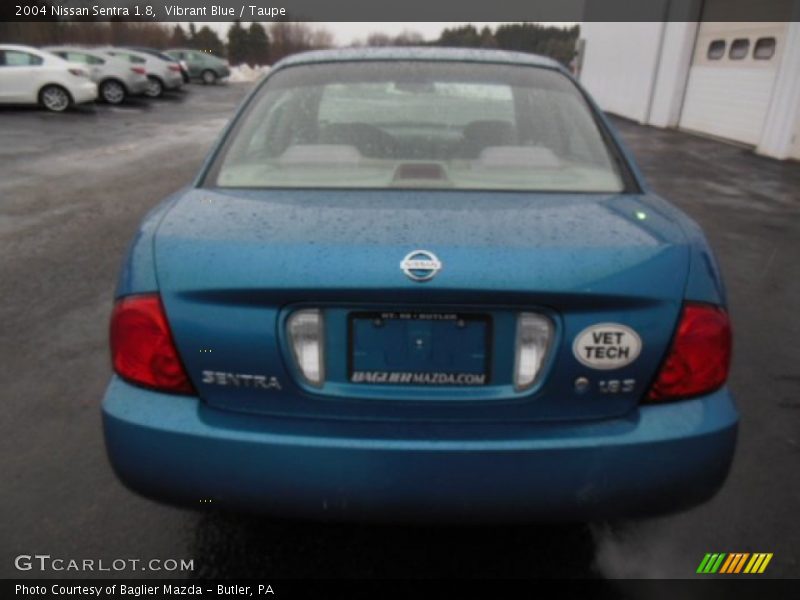 Vibrant Blue / Taupe 2004 Nissan Sentra 1.8