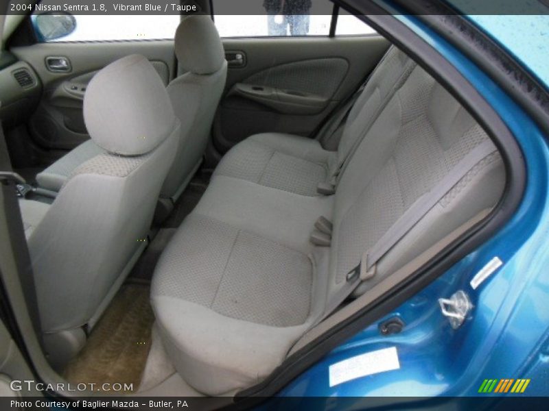 Rear Seat of 2004 Sentra 1.8