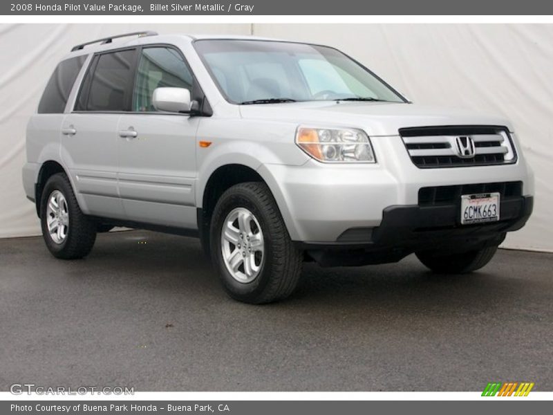 Billet Silver Metallic / Gray 2008 Honda Pilot Value Package