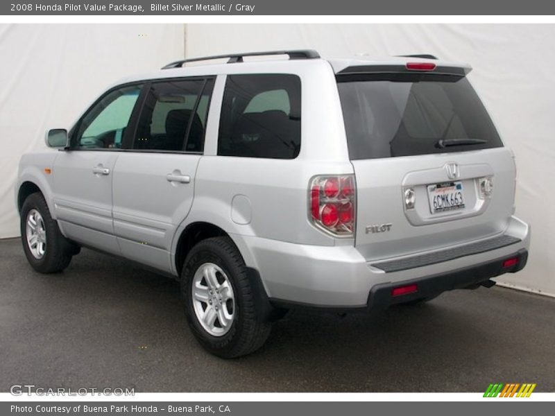 Billet Silver Metallic / Gray 2008 Honda Pilot Value Package