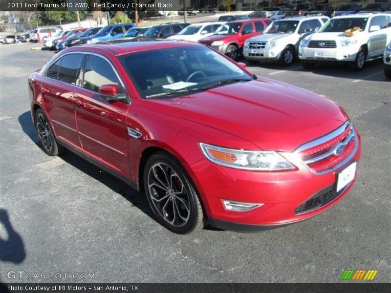 Red Candy / Charcoal Black 2011 Ford Taurus SHO AWD