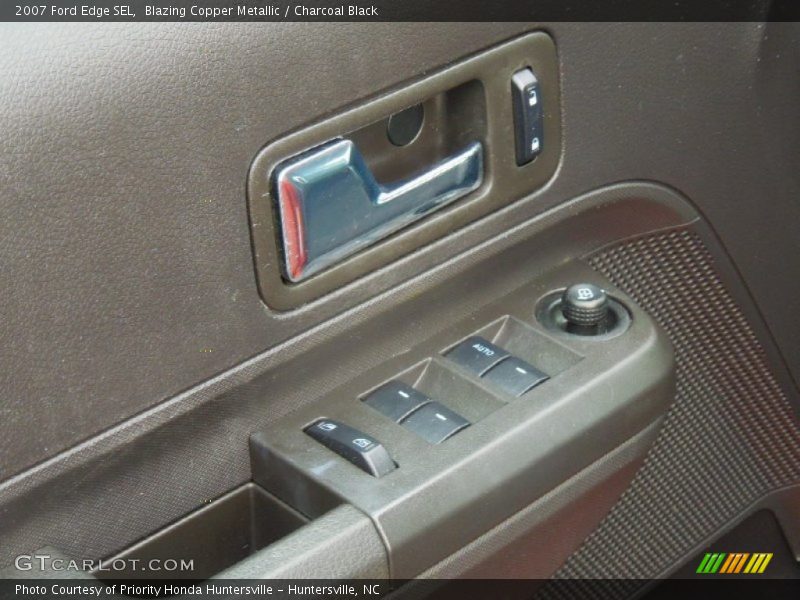 Blazing Copper Metallic / Charcoal Black 2007 Ford Edge SEL