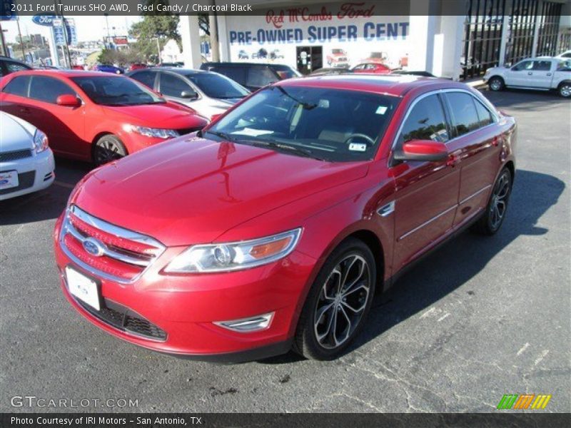 Red Candy / Charcoal Black 2011 Ford Taurus SHO AWD