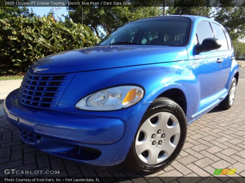 Electric Blue Pearl / Dark Slate Gray 2005 Chrysler PT Cruiser Touring