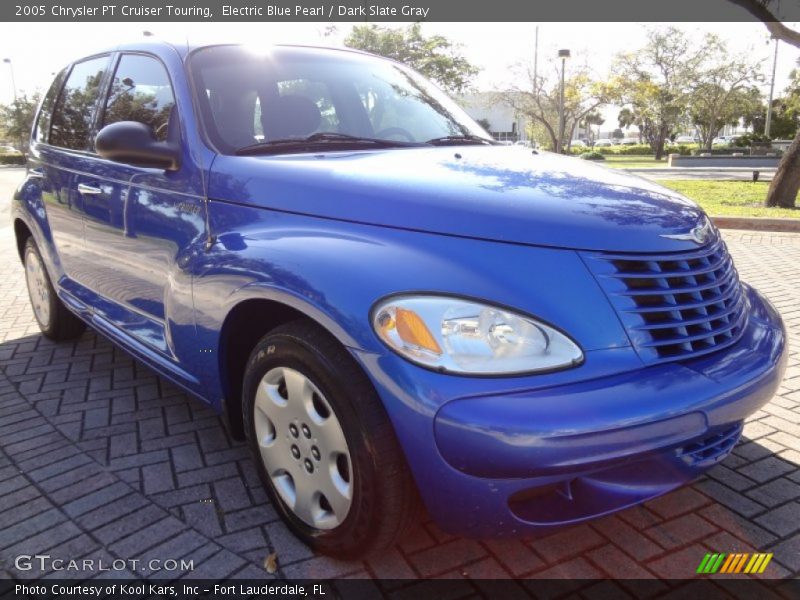 Electric Blue Pearl / Dark Slate Gray 2005 Chrysler PT Cruiser Touring