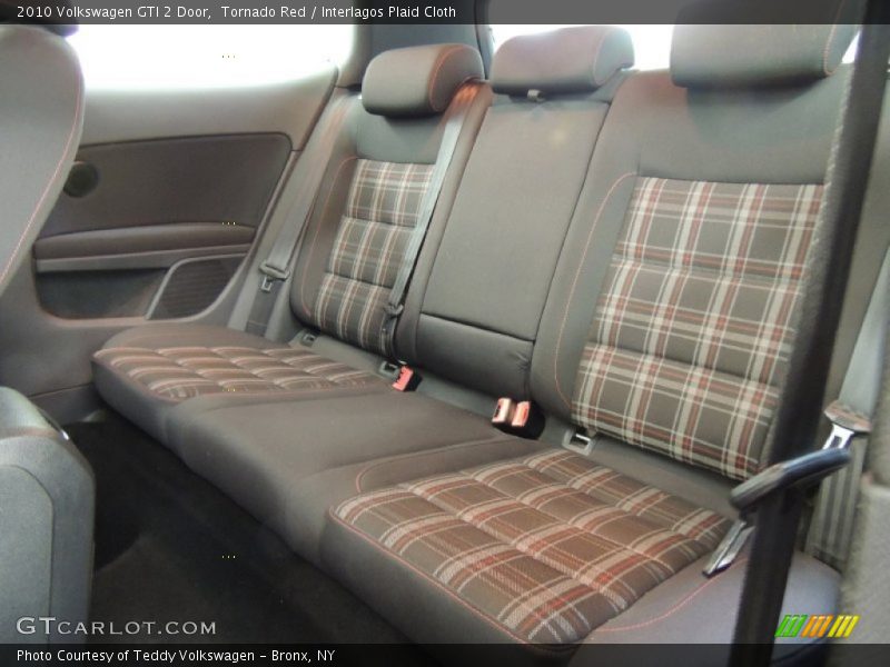 Rear Seat of 2010 GTI 2 Door