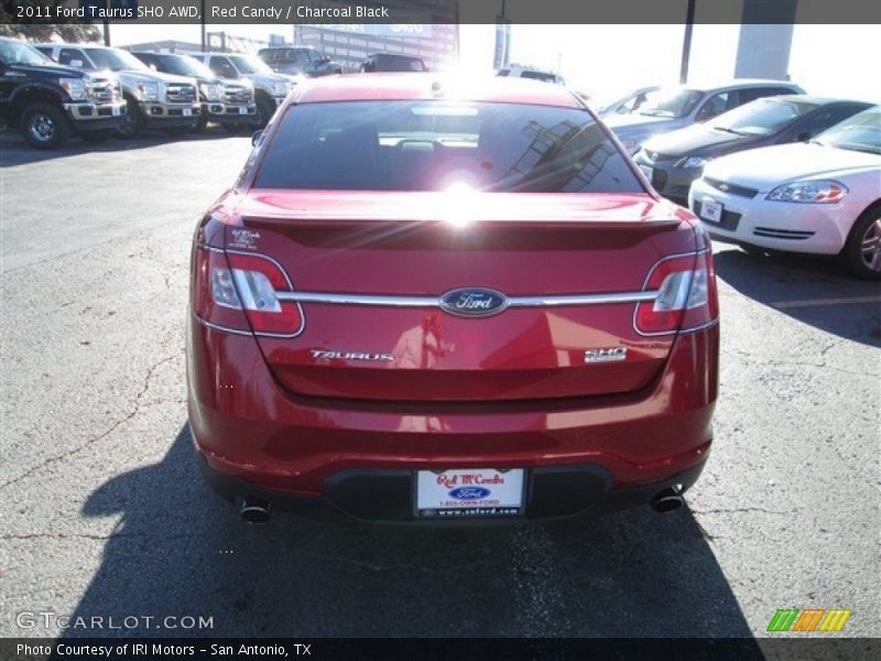 Red Candy / Charcoal Black 2011 Ford Taurus SHO AWD