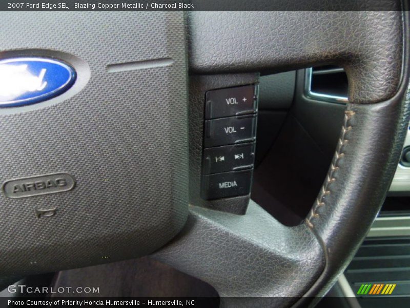 Blazing Copper Metallic / Charcoal Black 2007 Ford Edge SEL