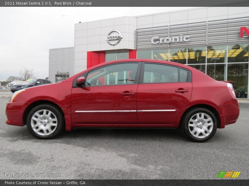 Red Brick / Charcoal 2011 Nissan Sentra 2.0 S