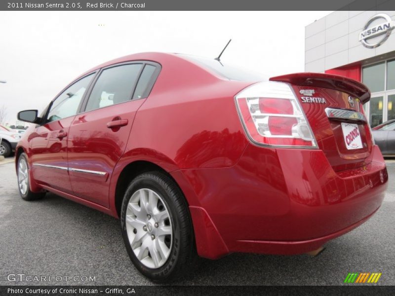 Red Brick / Charcoal 2011 Nissan Sentra 2.0 S