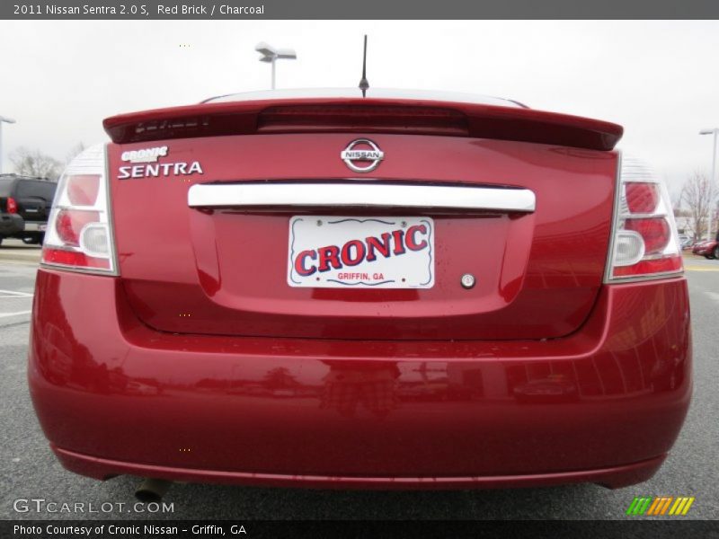 Red Brick / Charcoal 2011 Nissan Sentra 2.0 S