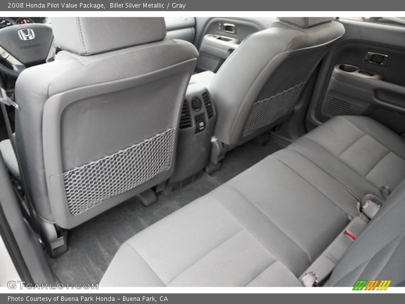 Rear Seat of 2008 Pilot Value Package