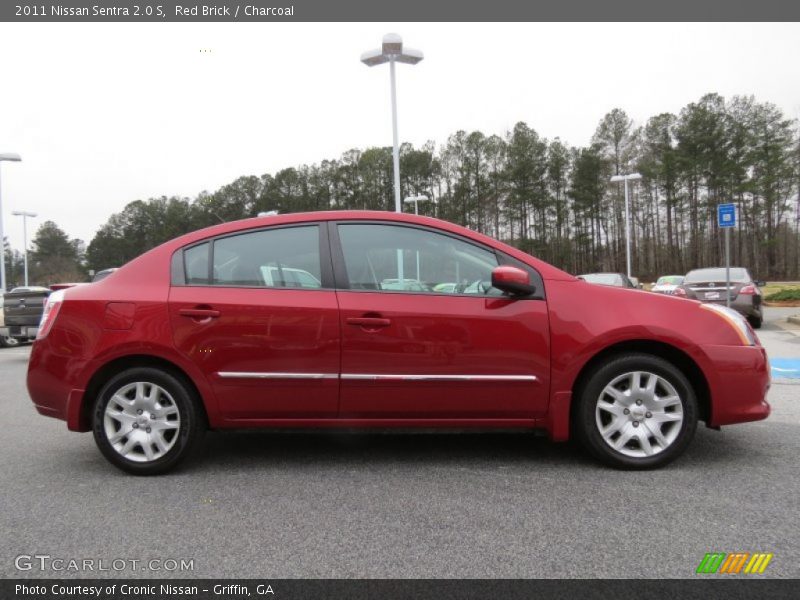Red Brick / Charcoal 2011 Nissan Sentra 2.0 S