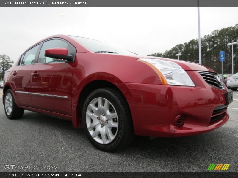 Red Brick / Charcoal 2011 Nissan Sentra 2.0 S