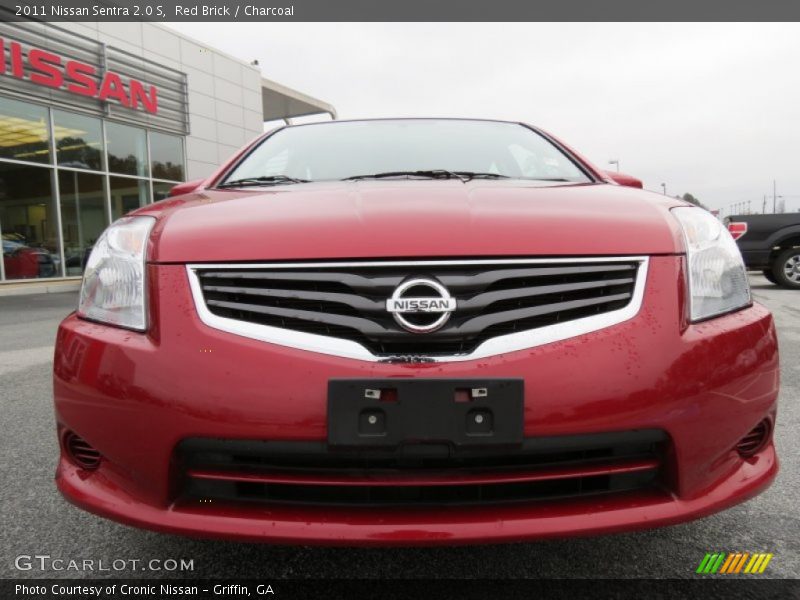 Red Brick / Charcoal 2011 Nissan Sentra 2.0 S