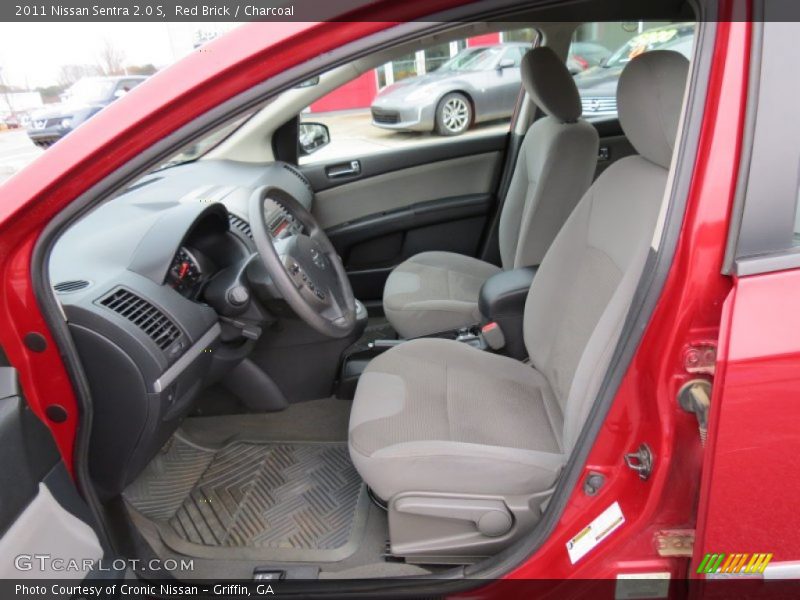 Red Brick / Charcoal 2011 Nissan Sentra 2.0 S