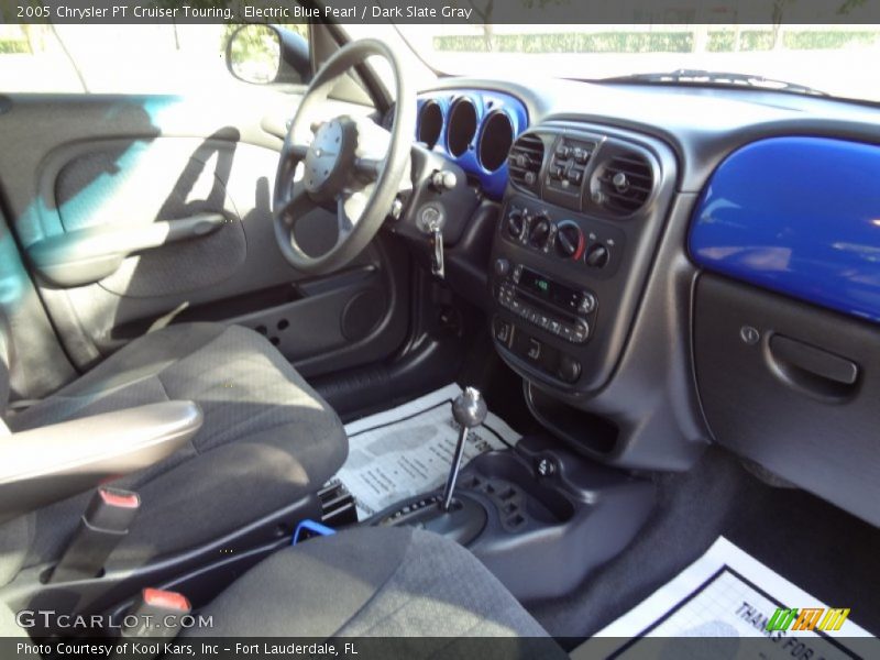 Electric Blue Pearl / Dark Slate Gray 2005 Chrysler PT Cruiser Touring