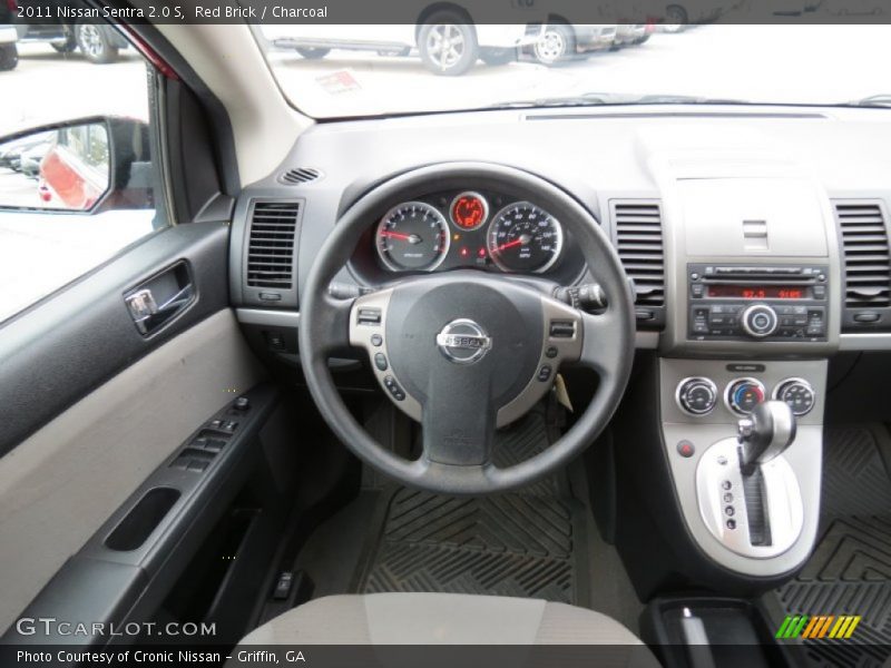 Red Brick / Charcoal 2011 Nissan Sentra 2.0 S
