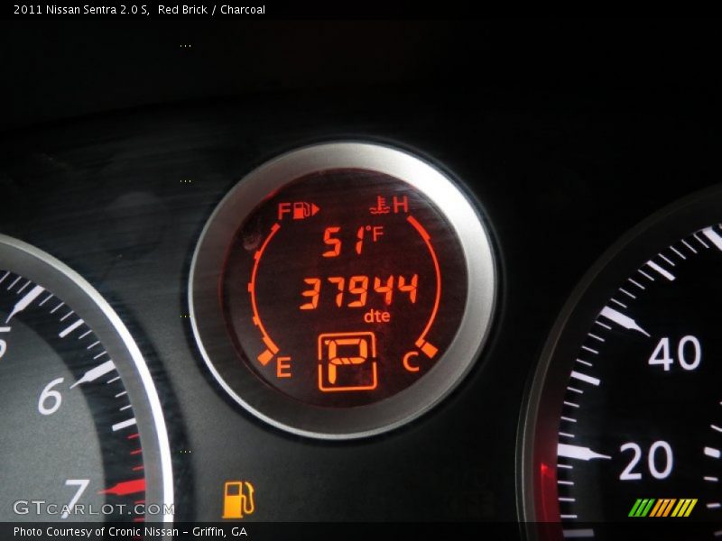 Red Brick / Charcoal 2011 Nissan Sentra 2.0 S